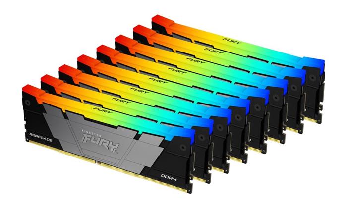 Kingston FURY Renegade RGB 8x32GB DDR4 3200MHz CL16 DIMM, Black