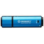 Kingston Ironkey Vault Privacy 50C/16GB/USB 3.2/USB-C/Modrá