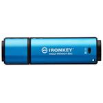 Kingston Ironkey Vault Privacy 50C/8GB/USB 3.2/USB-C/Modrá