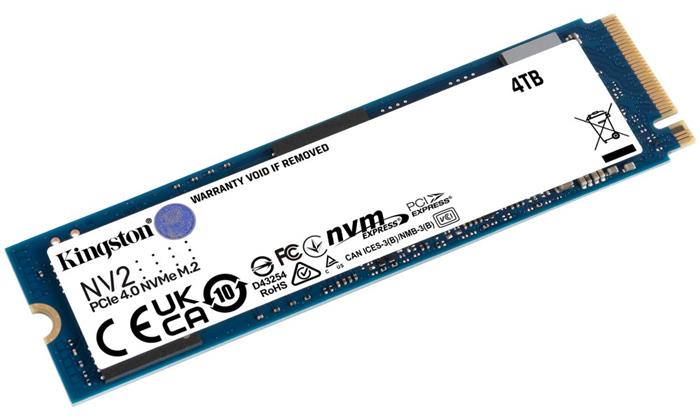 Kingston NV2 SSD 4TB, M.2 2280 (PCIe 4.0), 3500R/2800W