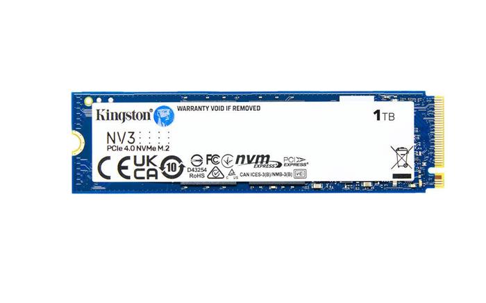 Kingston NV3 1TB SSD M.2 2280 (PCIe 4.0), 6000R/5000W