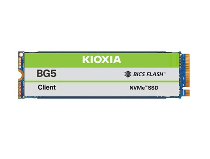 Kioxia Client SSD, BG5 2280 Series, 1024 GB, PWPD:<1, NVMe/PCIe, M.2 2280 (Single-sided), 3500/2900 MB/s, 500/450K IOPS