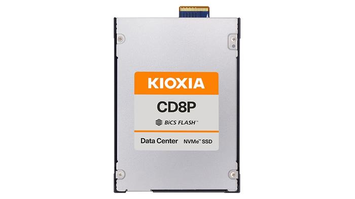 Kioxia Data Center SSD, CD8P-R E3.S SIE Series, 15360 GB, PWPD:1, PCIe Gen5 1x4, E3.S 1T 7.5mm, 12000/5300 MB/s, 2000/2