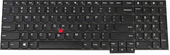 Klávesnice náhradní pro Lenovo ThinkPad E531, CZ, černá