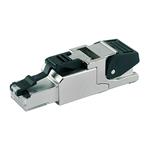 Konektor RJ45 kat. 6a, stíněný, montáž bez nástrojů. T568B