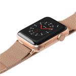 LAUT pásek pro Apple Watch 42/44 mm, milánský tah - Gold