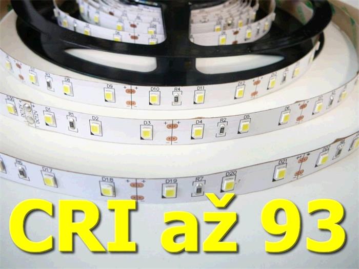 LED pásek TLE SMD 2835 60LED/m, 5m, teplá bílá, IP20, 12V, CRI 90