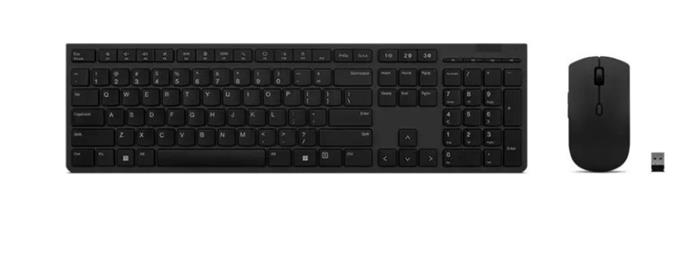 Lenovo Professional Wireless Rechargeable Keyboard and Mouse Combo CZ