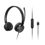 Lenovo sluchátka USB-A Wired Stereo On-Ear Headset (with control box)