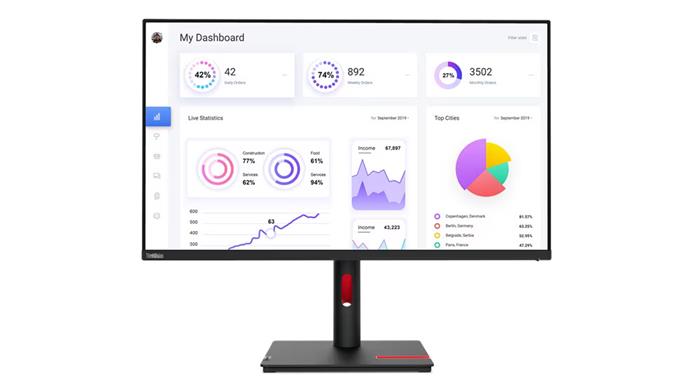 Lenovo ThinkVision T32p-30, /31,5"/IPS/4K UHD/60Hz/6ms/Blck-Red/3R