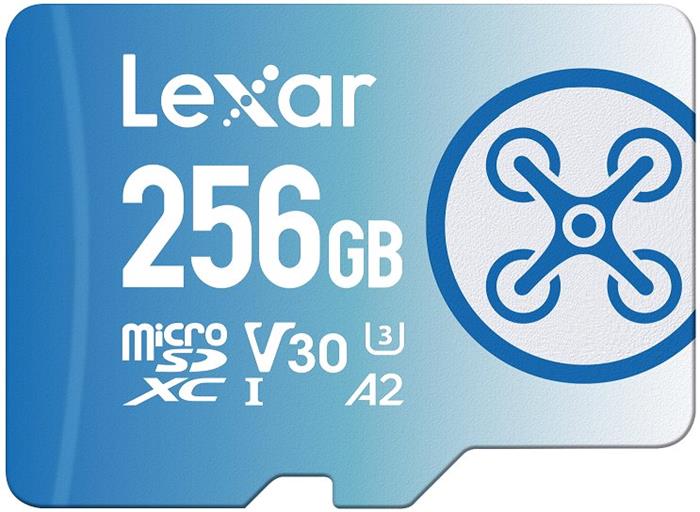 Lexar FLY 256GB microSDXC paměťová karta, UHS-I U3 A2, 160R/90W