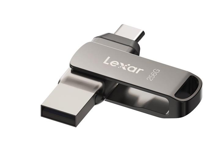 Lexar JumpDrive D400 256GB flash disk, USB + USB-C