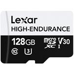 Lexar paměťová karta 128GB High-Endurance microSDHC/microSDXC™ UHS-I card, (čtení/zápis:100/45MB/s) C10 A1 V30 U3