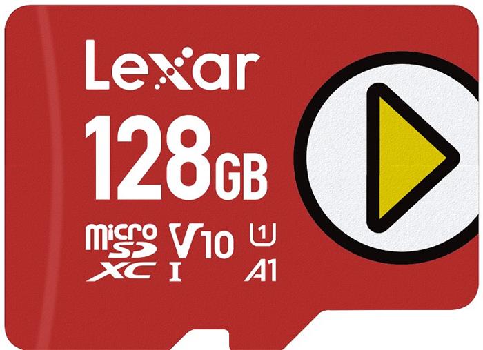 Lexar PLAY 128GB microSDXC paměťová karta, UHS-I U1 A1