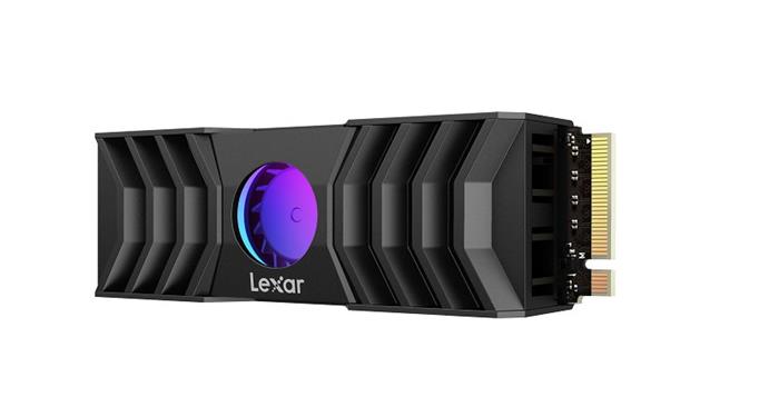 Lexar SSD NM1090 series PCle Gen5 M.2 NVMe - 1TB (čtení/zápis: 11500/9000MB/s) - heatsink + RGB