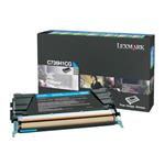 Lexmark C736, X736, X738 Cyan High Yield Return Program Toner Cartridge, 10K