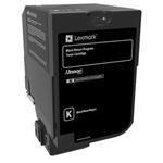 Lexmark originální toner 74C20K0, black, 3000str., return, Lexmark CS720de,CS720dte,CS725de,CS725dte,CX725de