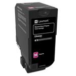 Lexmark originální toner 74C20M0, magenta, 3000 stran, return