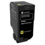 Lexmark originální toner 74C2HY0, yellow, 12000str., high capacity