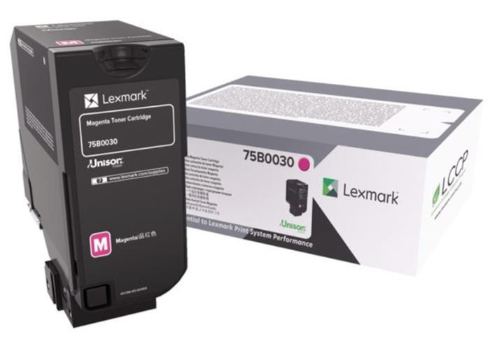 Lexmark originální toner 75B0030, magenta, 10000str., high capacity, Lexmark CS727, CS728, CX727