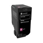 Lexmark originální toner 84C2HME, magenta, 16000str., high capacity, return