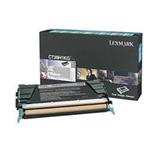 Lexmark originální toner C736H1KG, black, 12000str., return, high capacity, Lexmark C736, X736, X738