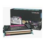 Lexmark originální toner C736H1MG, magenta, 10000str., return, high capacity, Lexmark C736, X736, X738