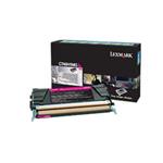 Lexmark originální toner C748H1MG, magenta, 10000str., return