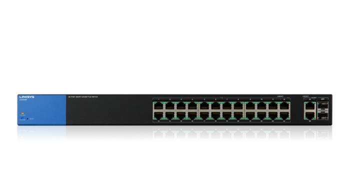 Linksys SMB switch Smart LGS326P 26-port Gigabit s POE+