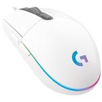 Logitech G203 LIGHTSYNC, optická herní myš, 8000dpi, USB, bílá