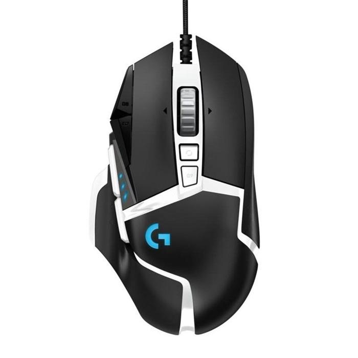 Logitech G502 SE HERO herní myš, černo-bílá