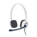 Logitech H150, stereo Headset, bílý