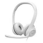 Logitech H390 Corded USB Headset - OFF-WHITE