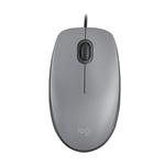 Logitech M110 Silent, optická myš, 1000dpi, USB, šedá