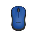 Logitech M220 Silent, bezdrátová optická myš, 1000dpi, 3 tlačítka, modrá