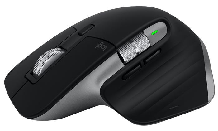 Logitech MX Master 3S pro Mac, bezdrátová myš, šedá