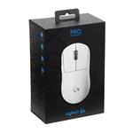 Logitech PRO X Superlight, bezdrátová herní myš, 5 tlačítek, USB, bílá