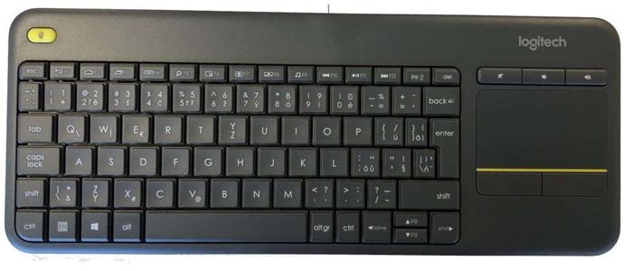 Logitech Wireless Touch Keyboard K400 Plus CZ