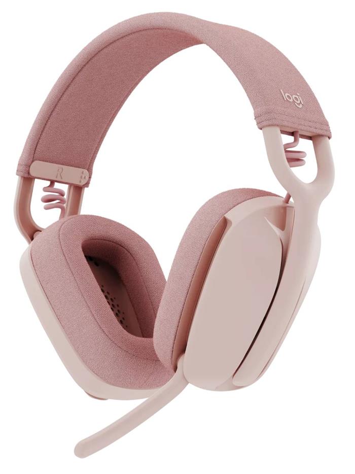 Logitech Zone Vibe 100 Wireless Headset, rose