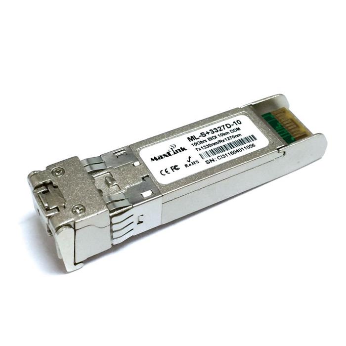 MaxLink 10G SFP+ optický modul, WDM, SM, Tx 1330/Rx1270nm, 10km, 1x LC konektor, DDM, Cisco compatible