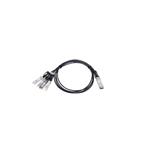 MaxLink 40G DAC kabel, QSFP+ na 4xSFP+, 1m