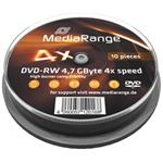 MEDIARANGE DVD-RW 4.7GB, 4x, 10ks, spindle