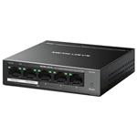 MERCUSYS MS105GP - 5portový gigabitový stolní switch s 4 porty PoE+, 5× 10/100/1000 Mb/s porty RJ45