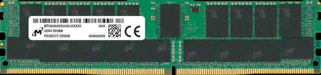 Micron - DDR4 - modul - 64 GB - DIMM 288-pin - 3200 MHz / PC4-25600 - CL22 - 1.2 V - registrovaná - ECC