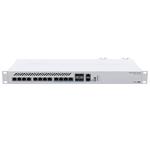 MikroTik Cloud Router Switch CRS312-4C+8XG-RM, 8x Gbit LAN, 4x 10 Gbit LAN/SFP+, USB, SwOS, ROS, L5