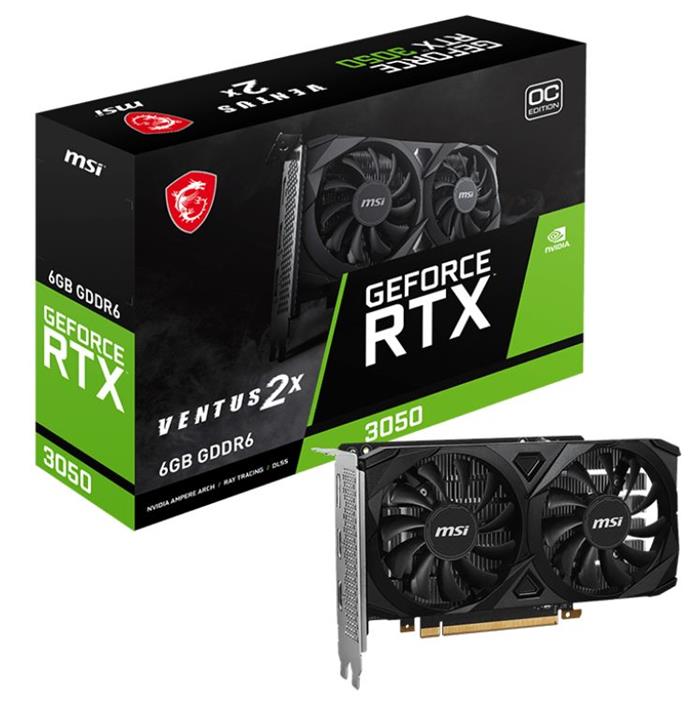 MSI GeForce RTX 3050 VENTUS 2X 6G OC