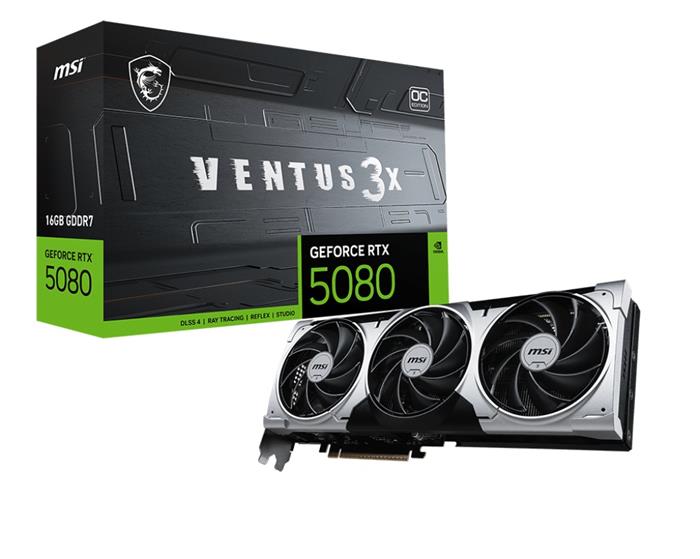 MSI GeForce RTX 5080 16G VENTUS 3X OC PLUS