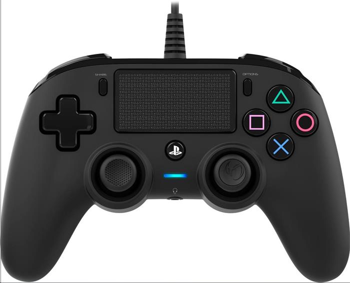 Nacon Wired Compact Controller - ovladač pro PlayStation 4 - černý