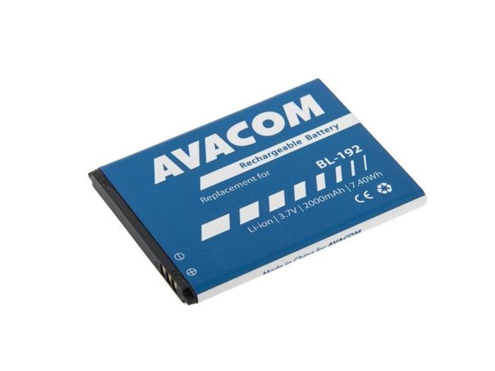 Náhradní baterie AVACOM Baterie do mobilu Lenovo A328 Li-Ion 3,7V 2000mAh (náhrada BL192)