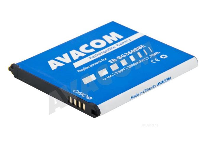 Náhradní baterie AVACOM do mobilu G360 Galaxy Core Prime Li-Ion 3,85V 2000mA, (náhrada EB-BG360BBE)